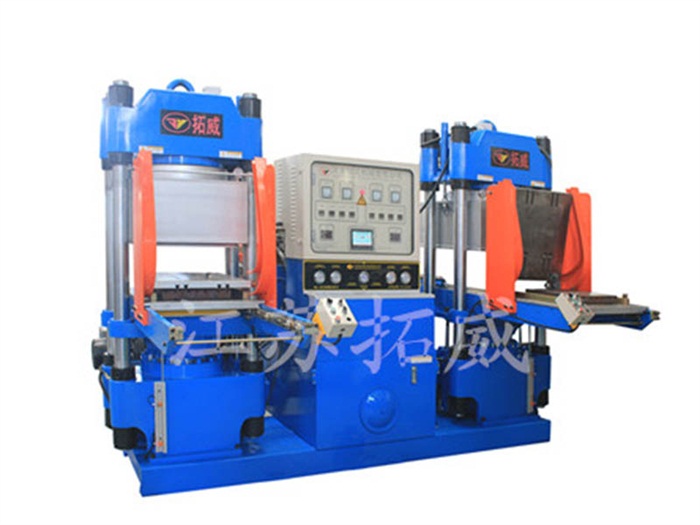  250T全自動(dòng)真空硫化機(jī)新型軌道開模